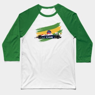 Ayrton Senna's Toleman 183 Illustration Baseball T-Shirt